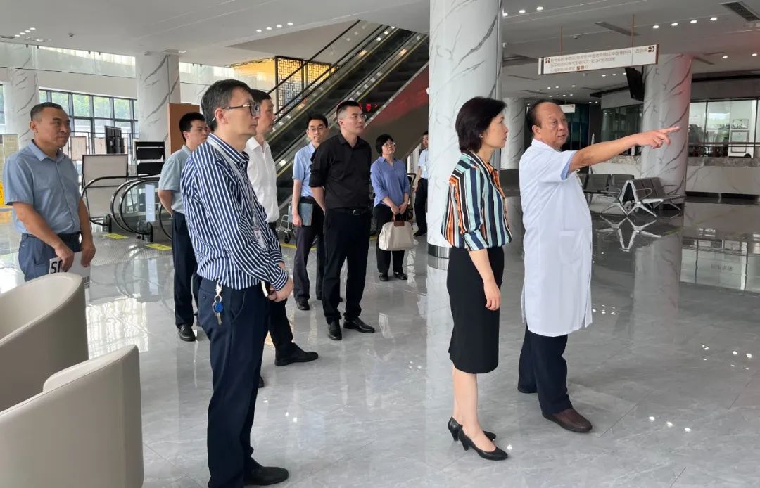 副区长曹婕一行领导莅临我院调研指导工作